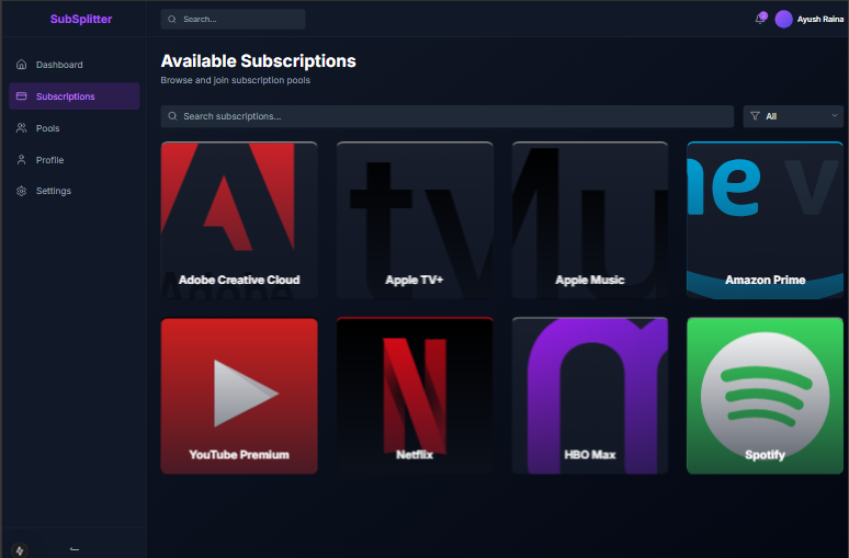 SubSplitter